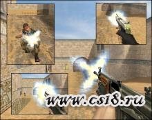 Blue-Yellow Flashes - модели выстрелов для Counter Strike 1.6