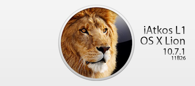 iAtkos L1 OS X Lion 10.7.1 (для РС-Хакинтош)